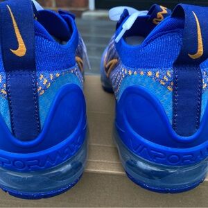 Nike Blue and Orange VaporMax Sneakers